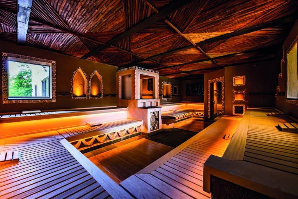 mediterana rajasthanihaus sauna principal