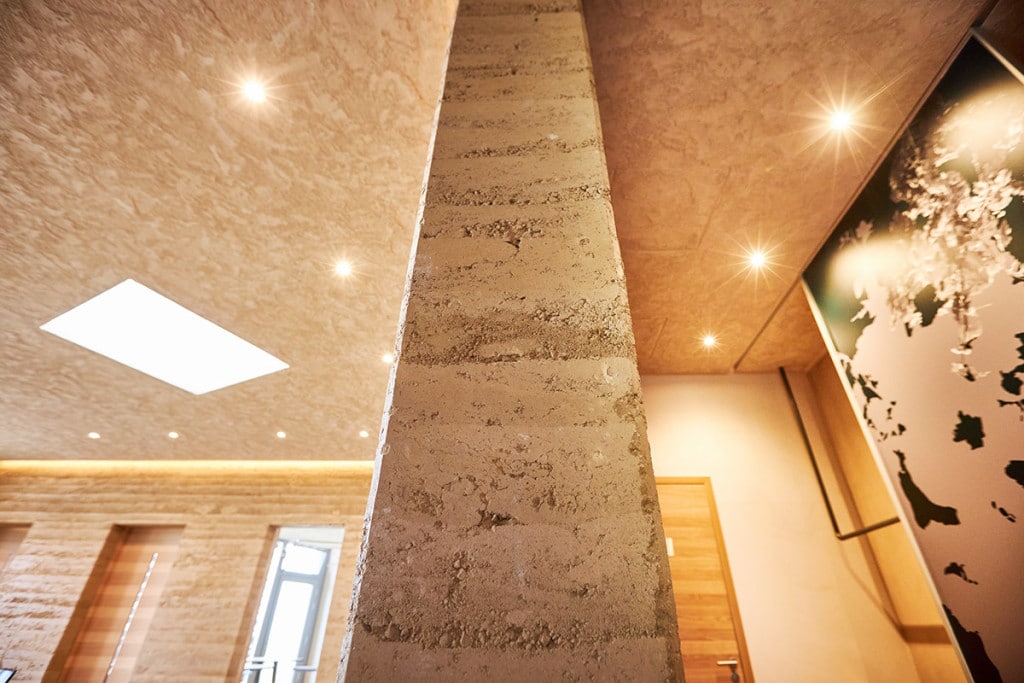 vinoteca bodega sauer tapial revoque de arcilla 4