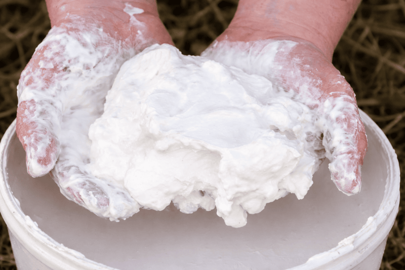 3.3 el apagado cuando la cal se mezcla con agua 2