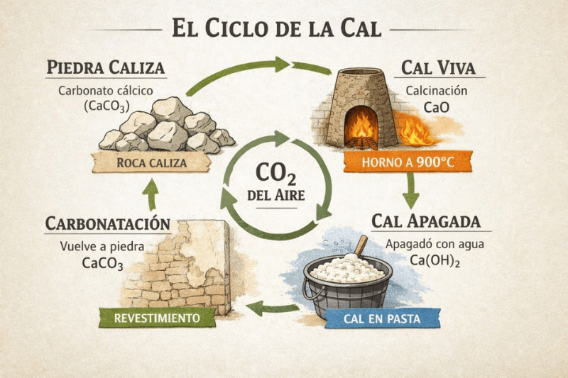 3.4. la carbonatación cuando la cal vuelve a convertirse en piedra (2)